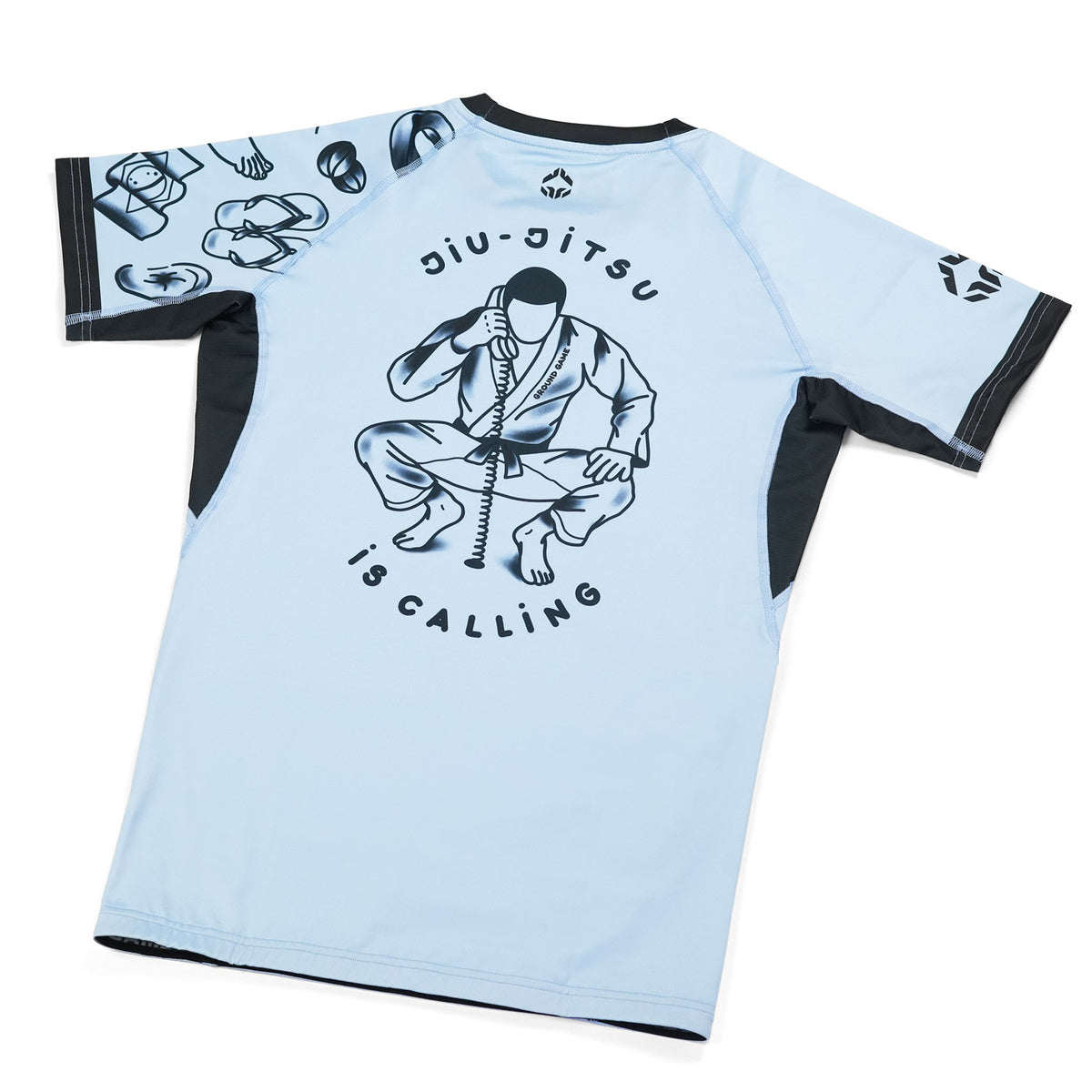 Dámský rashguard Jiu Jitsu is Calling x Noize s krátkým rukávem