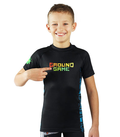 Dětský rashguard Brasil Kids s krátkým rukávem