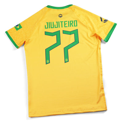 Dětský rashguard Brazil Football s krátkým rukávem