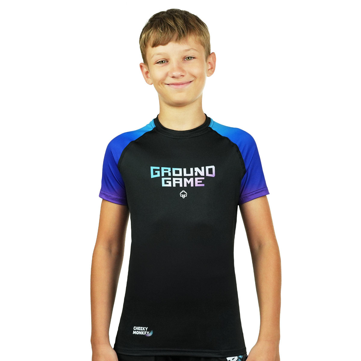 Dětský rashguard Cheeky Monkey s krátkým rukávem