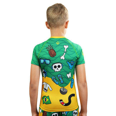 Dětský rashguard Copacabana s krátkým rukávem