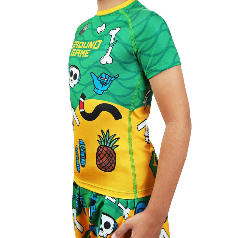 Dětský rashguard Copacabana s krátkým rukávem