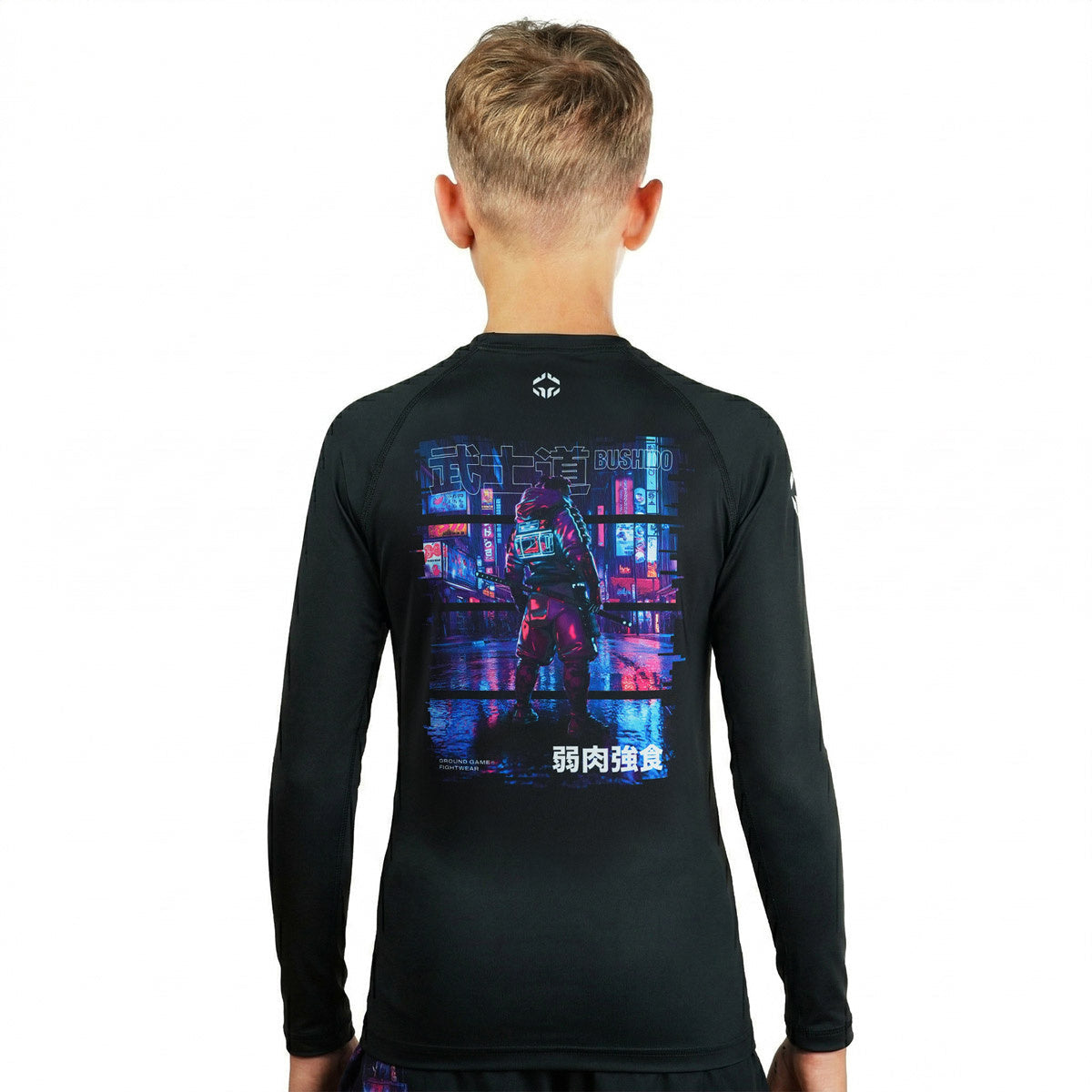 Dětský rashguard Cyber Samurai s dlouhým rukávem