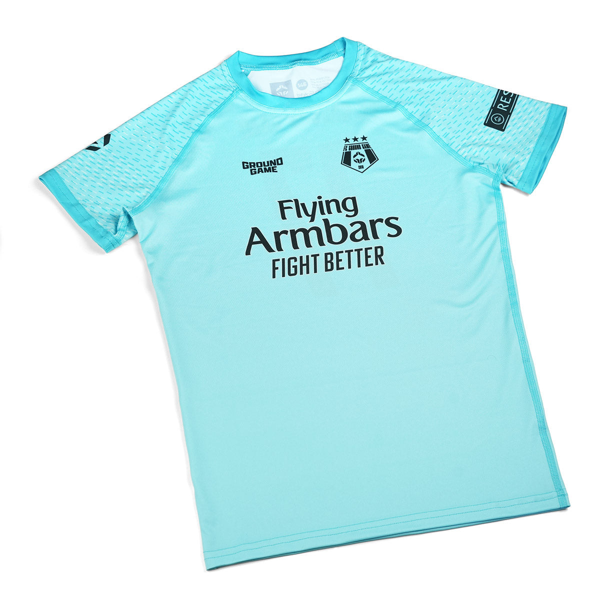 Dětský rashguard FC Armbar s krátkým rukávem (mátový)