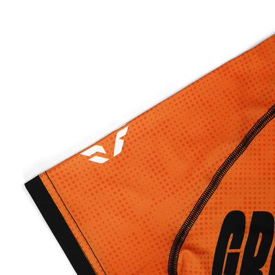 Dětský rashguard IBJJF Kids s krátkým rukávem (oranžový)