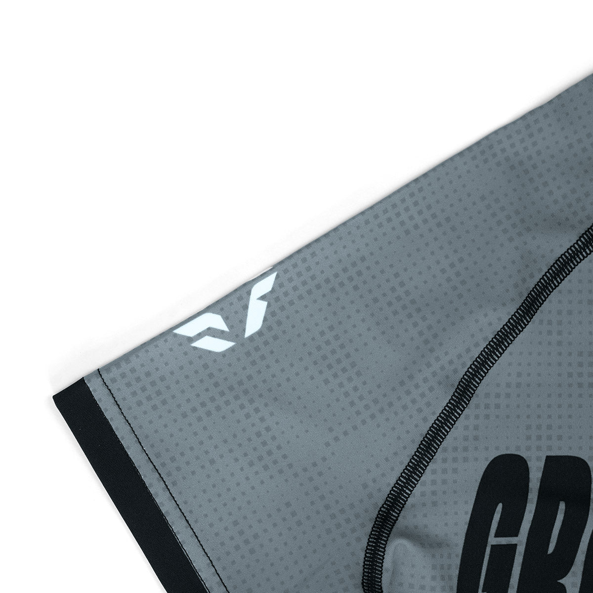 Dětský rashguard IBJJF Kids s krátkým rukávem (šedý)