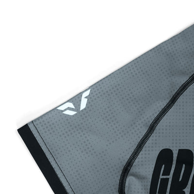 Dětský rashguard IBJJF Kids s krátkým rukávem (šedý)