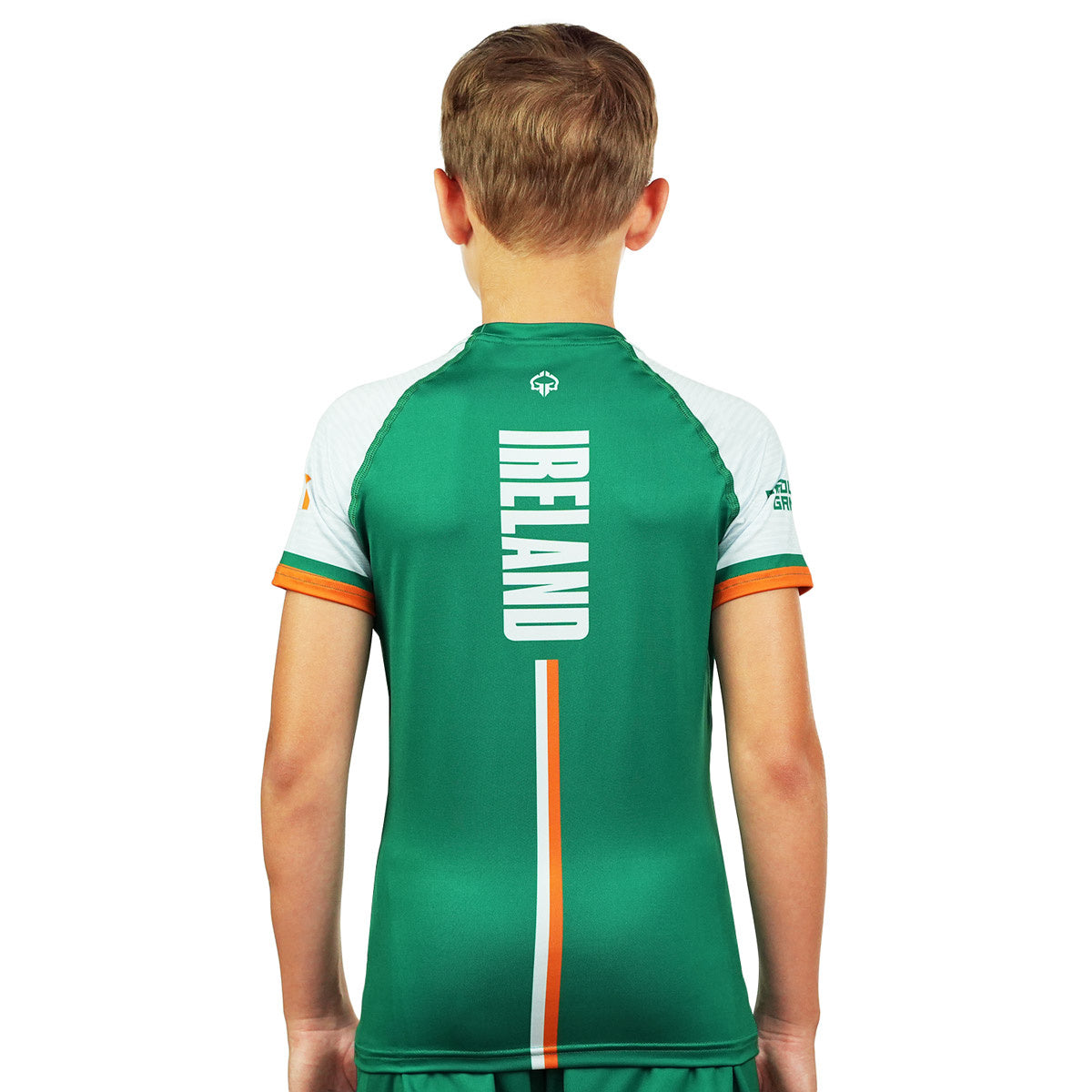 Dětský rashguard Irsko s krátkým rukávem (zelený)