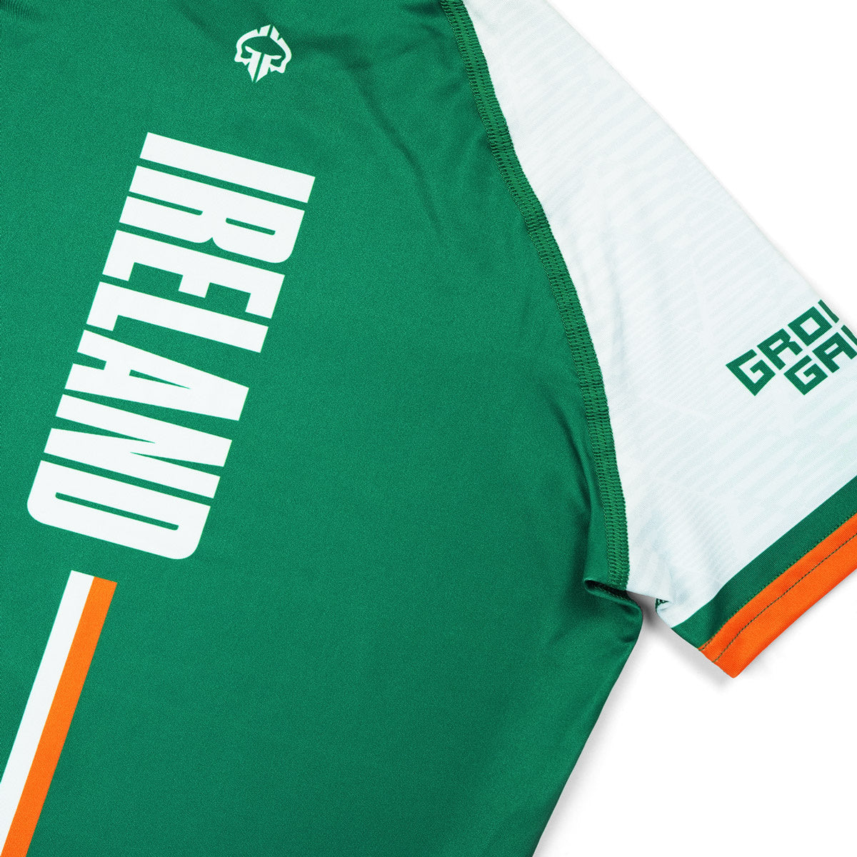 Dětský rashguard Irsko s krátkým rukávem (zelený)