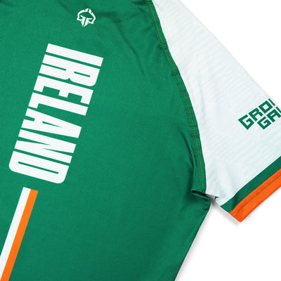 Dětský rashguard Irsko s krátkým rukávem (zelený)