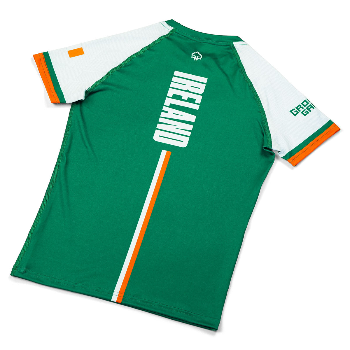 Dětský rashguard Irsko s krátkým rukávem (zelený)