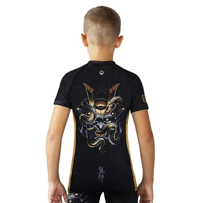 Dětský rashguard Oni Samurai s krátkým rukávem