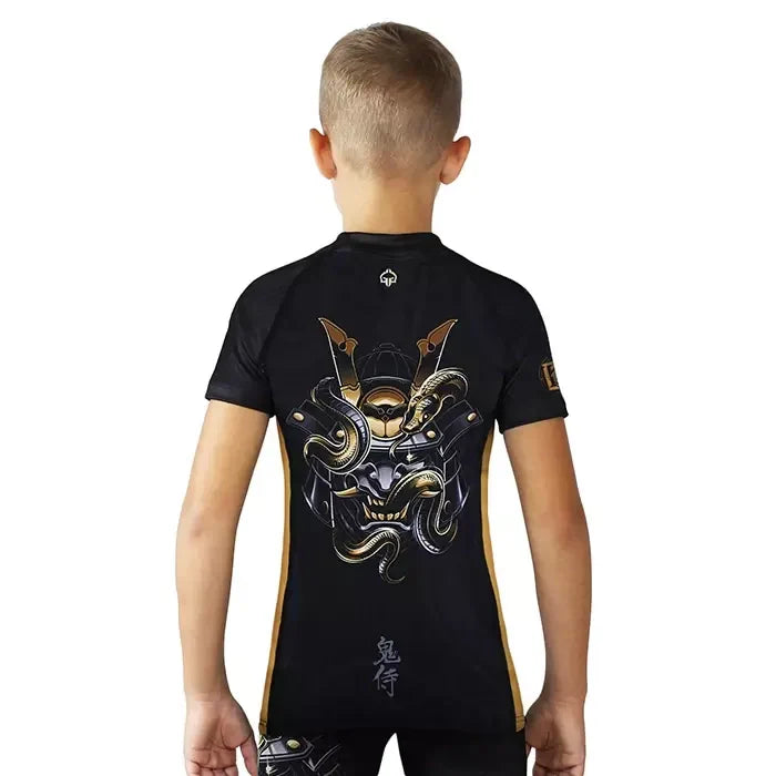 Dětský rashguard Oni Samurai s krátkým rukávem
