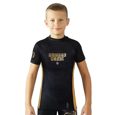 Dětský rashguard Oni Samurai s krátkým rukávem