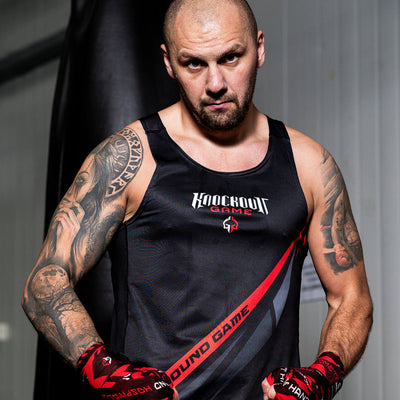 Boxerské tílko Knockout Game (černé)