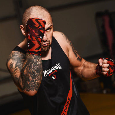 Boxerské tílko Knockout Game (černé)