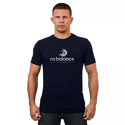 Bavlněné tričko No Balance Ground Game modrá