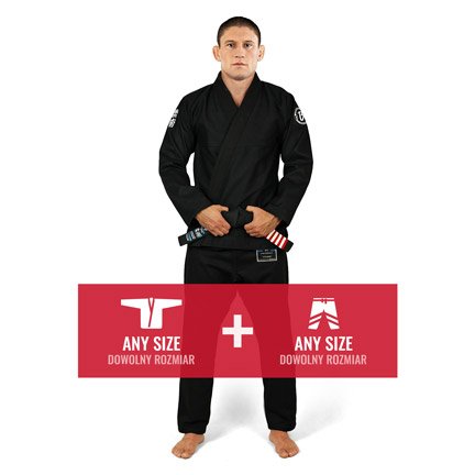 Kimono GI BJJ Breaker Ground Game černá