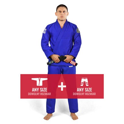 Kimono GI BJJ Breaker Ground Game modrá