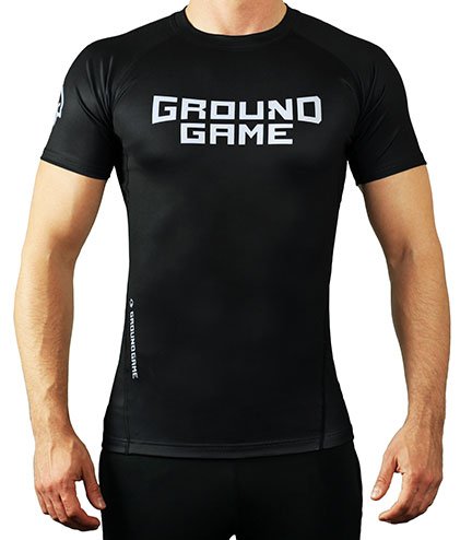 Rashguard BJJ IBJJF Ground Game černá