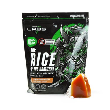 Veganský/rostlinný protein The Rice of the Samurai (slaný karamel) 700 g
