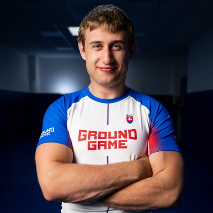 Rashguard Slovensko krátky rukáv Ground Game bílá