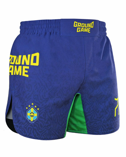 MMA lehké kraťasy Brazil Football Ground Game