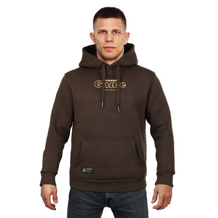 Pánská mikina s kapucí Bubble Ground Game hnědá