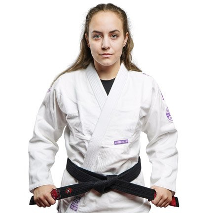 Dámské kimono Gi BJJ Champion 3.0 Lavender Ground Game bílá