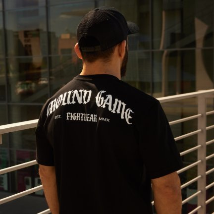 Pánské tričko Gothic Oversize Ground Game černá