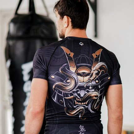 Rashguard Oni Samurai krátký rukáv Ground Game