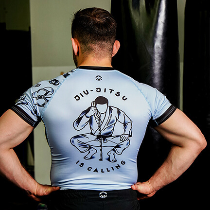 Rashguard Jiu-Jitsu is Calling x Noize krátký rukáv Ground Game
