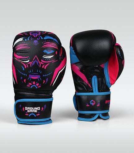 Dámské boxerské rukavice La Muerta 16 oz Ground Game