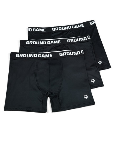 Pánské boxerky Sports Černé 3-balení Ground Game