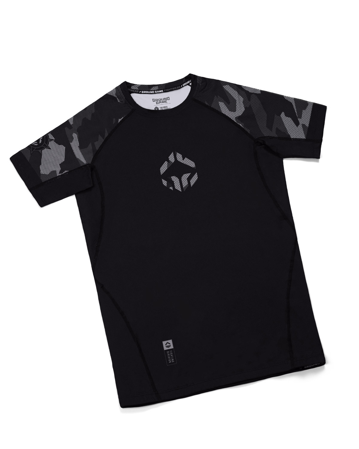 Rashguard Military krátký rukáv Ground Game