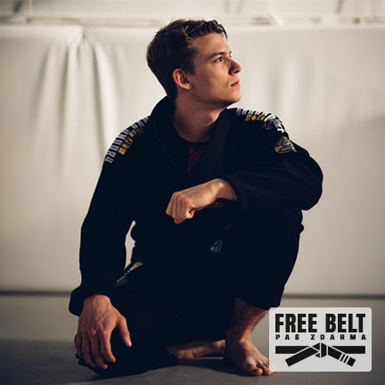 Kimono Gi BJJ Champion 3.0 Ground Game černá + pásek ZDARMA