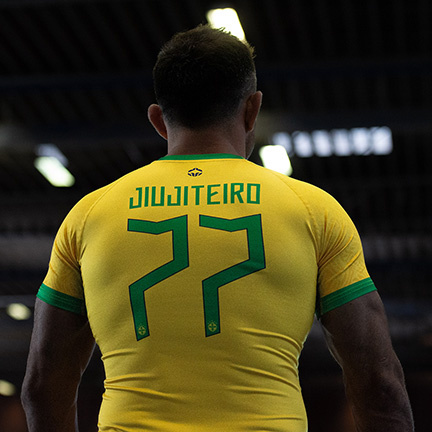 Rashguard Brazil Football krátký rukáv Ground Game