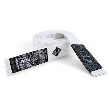 Pásek BJJ Premium Ground Game bílý