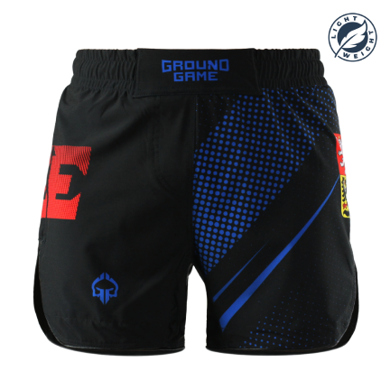 MMA lehké kraťasy Česko Ground Game černá