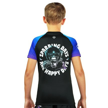 Dětský rashguard krátký rukáv Cheeky Monkey Ground Game