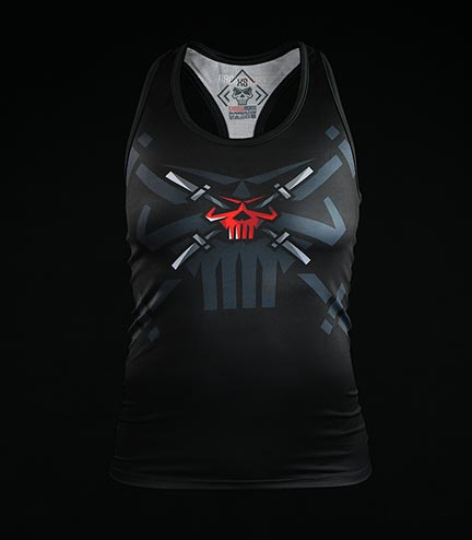 Tréninkové tílko (tank top) Crossborn Classic Red Červená