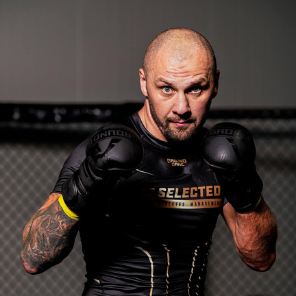 MMA tréninkové rukavice Stripe Black Ground Game černá